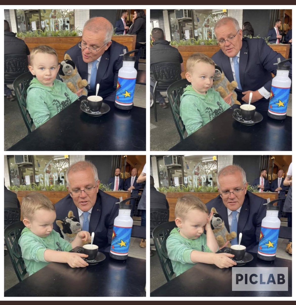 The 4 stages of Scomo Blank Meme Template