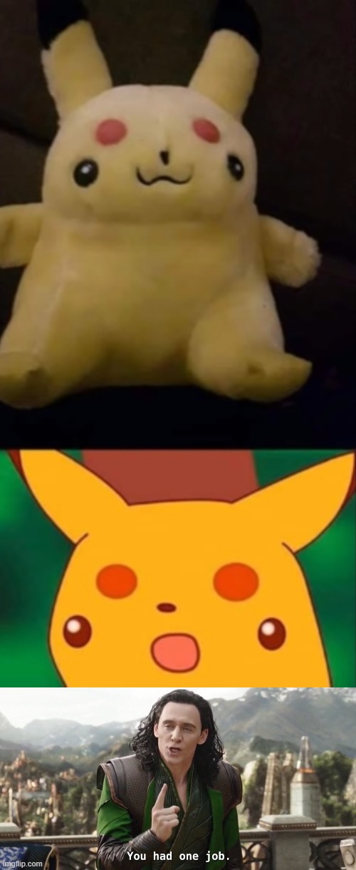 image tagged in you had one job just the one,surprised pikachu | made w/ Imgflip meme maker