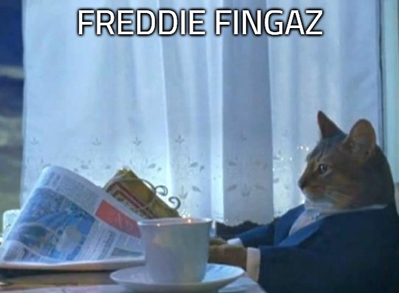 Cat newspaper | FREDDIE FINGAZ | image tagged in cat newspaper,slavic lives matter,freddie fingaz | made w/ Imgflip meme maker
