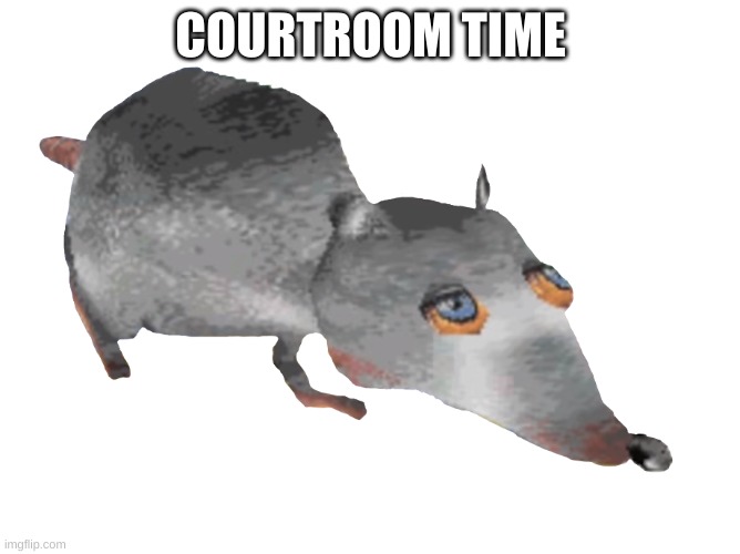 Jerma Rat | COURTROOM TIME | image tagged in jerma rat | made w/ Imgflip meme maker