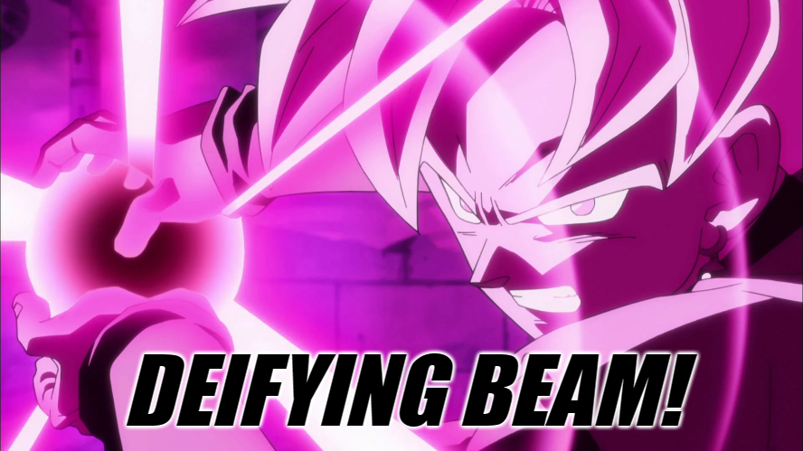 DEIFYING BEAM! Blank Meme Template