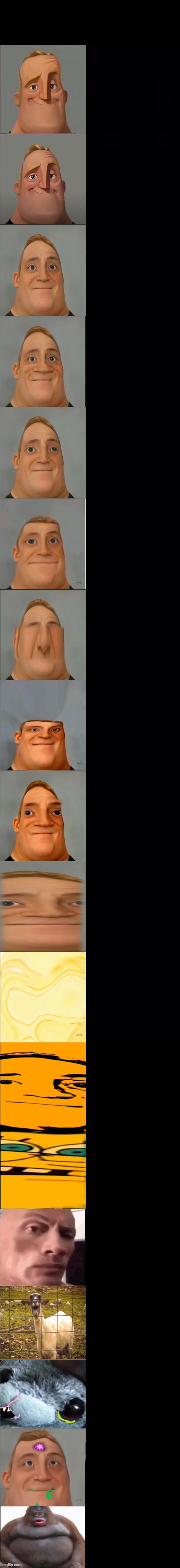 High Quality Mr Incredible Becoming An Idiot 2 Blank Meme Template