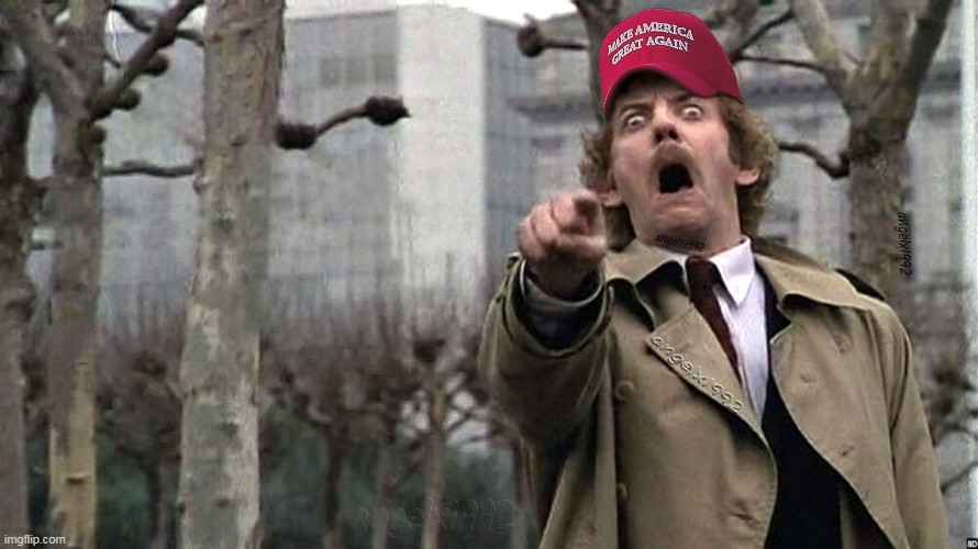 maga body snatchers | image tagged in maga body snatchers,invasion of the body snatchers,clown car republicans,aliens,magats,monsters | made w/ Imgflip meme maker