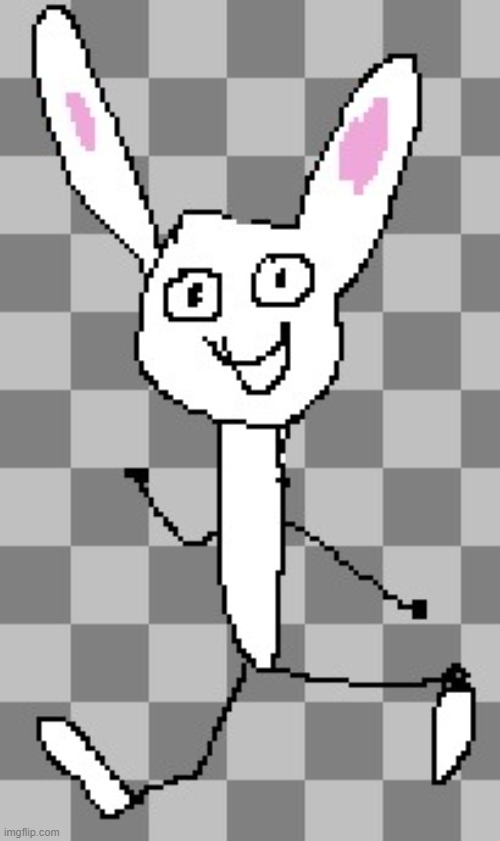 rather shitty design of bunni that I immediately drew so I didn't forget about the idea | made w/ Imgflip meme maker