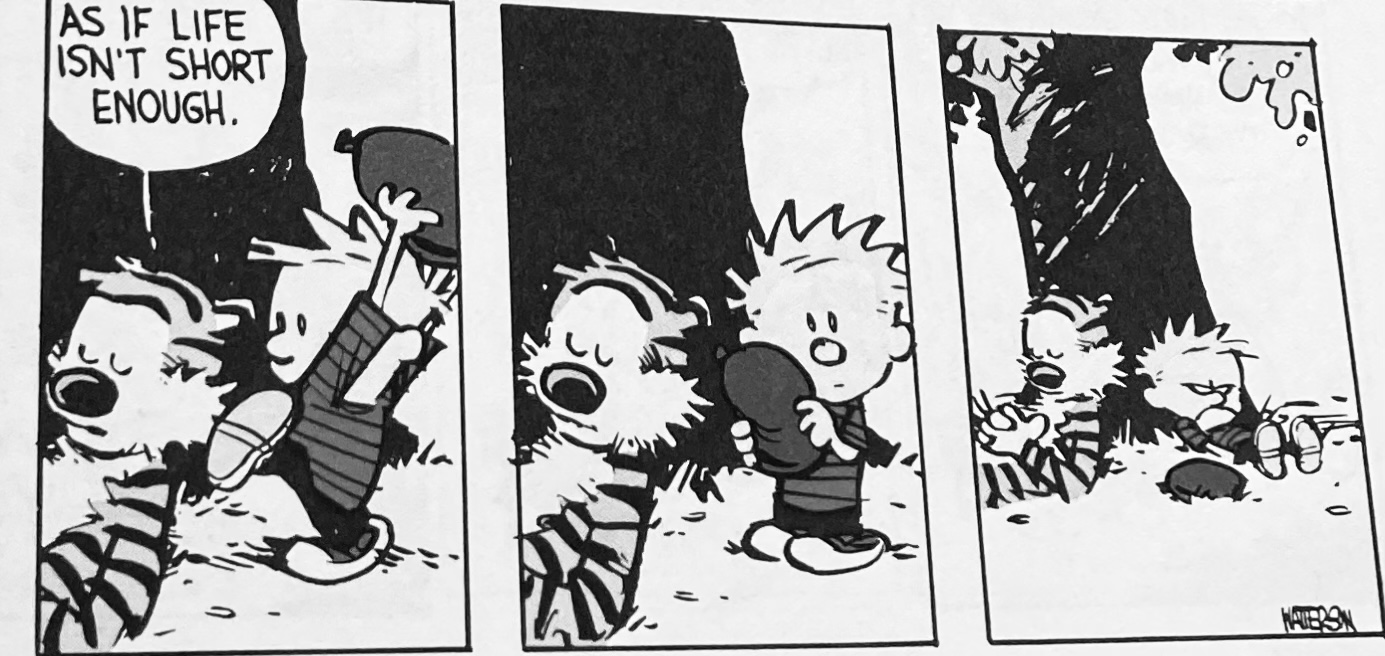 Calvin and Hobbes Blank Meme Template