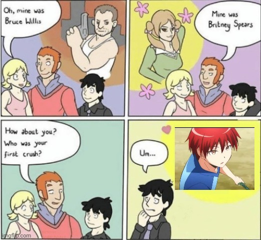 There needs to be more space but ok | image tagged in childhood crushes template | made w/ Imgflip meme maker