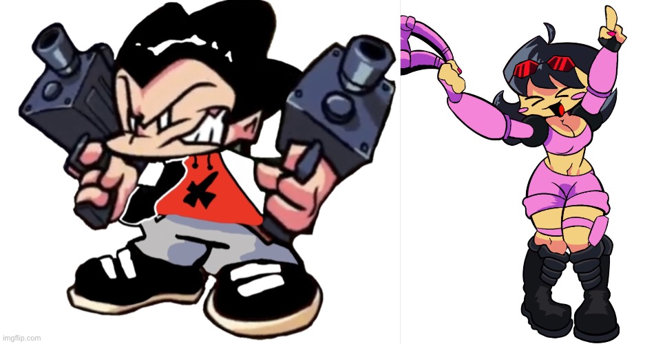 I was bored so I did this. Btw this is random gunfight stuff | made w/ Imgflip meme maker