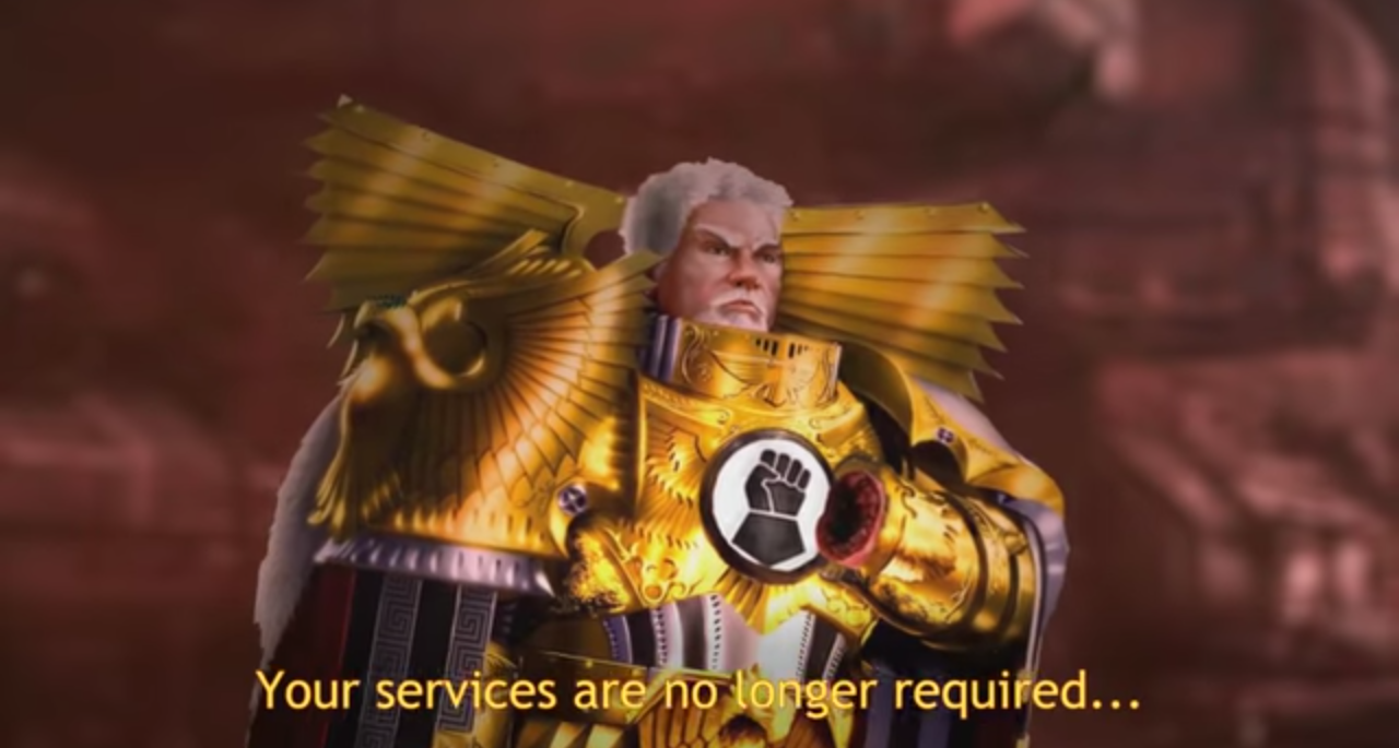 High Quality Your services are no longer required Blank Meme Template