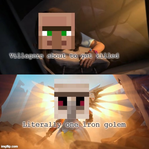 One somebody freaking flew | image tagged in game,meme,overwatch mercy meme,minecraft | made w/ Imgflip meme maker