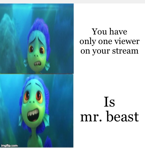 Luca drake | You have only one viewer on your stream; Is mr. beast | image tagged in luca drake,memes,funny,gifs,cats | made w/ Imgflip meme maker