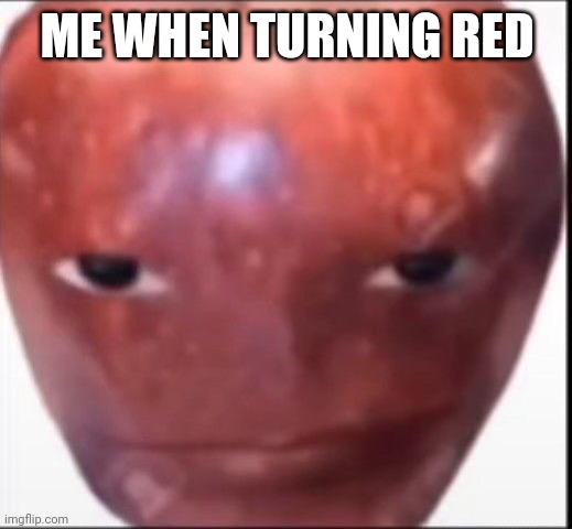 ME WHEN TURNING RED | made w/ Imgflip meme maker