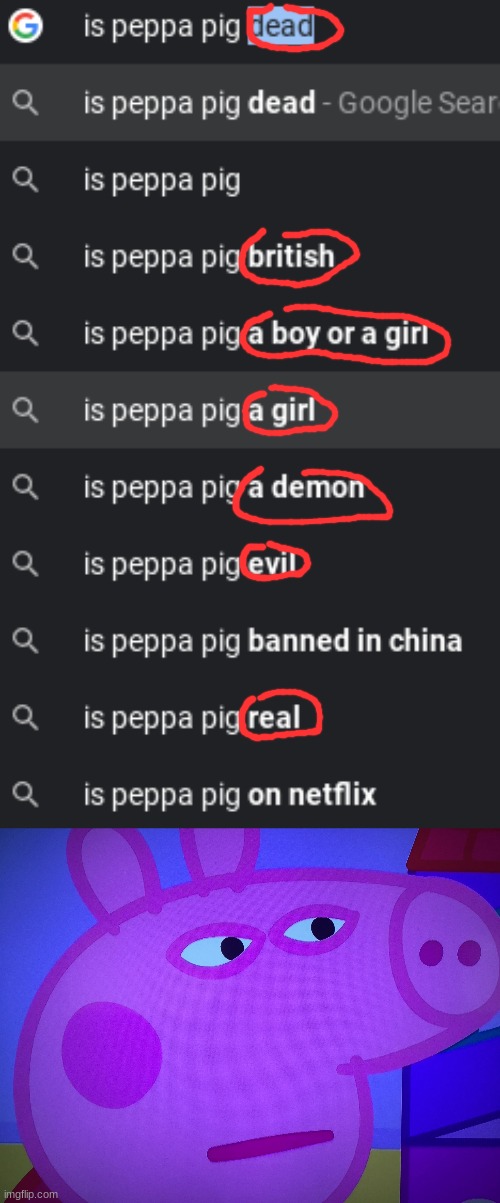 what | image tagged in what did you say peppa pig | made w/ Imgflip meme maker