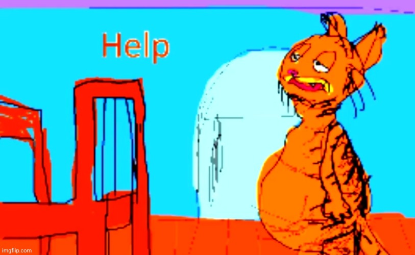 Garfielf Help | image tagged in garfielf help | made w/ Imgflip meme maker