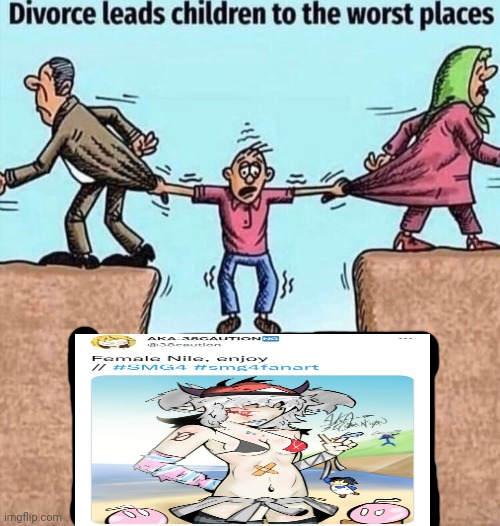 Divorce leads children to the worst places - Imgflip