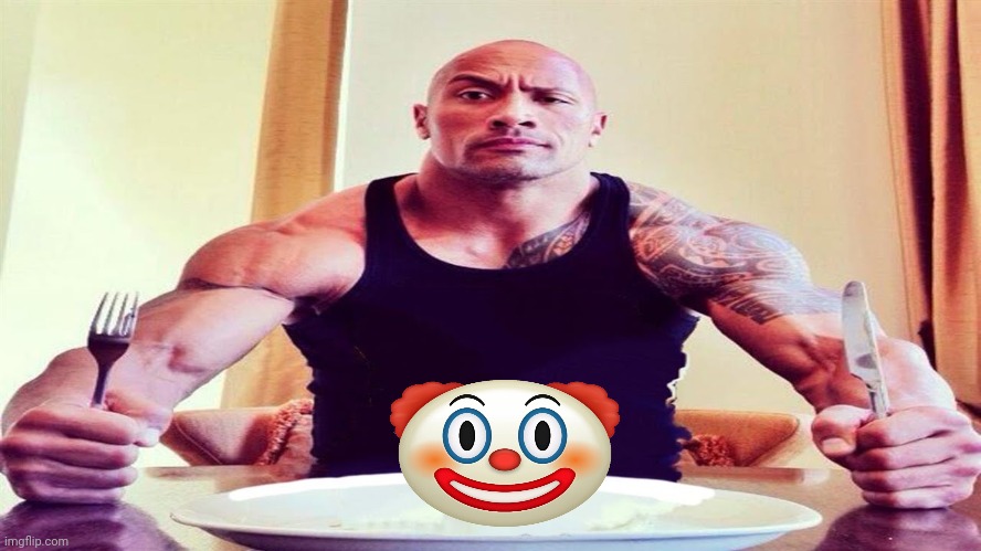 Dwayne the rock eating | image tagged in dwayne the rock eating | made w/ Imgflip meme maker