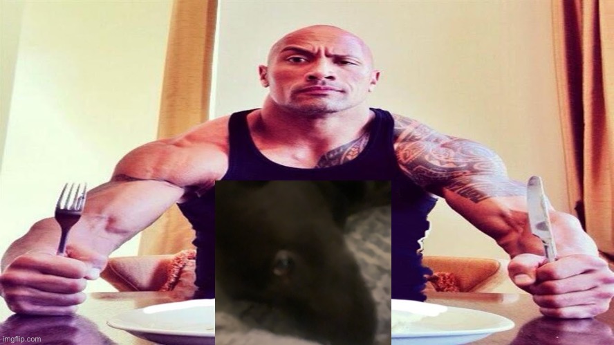 Aw hel nah he asian (j/) | image tagged in dwayne the rock eating | made w/ Imgflip meme maker
