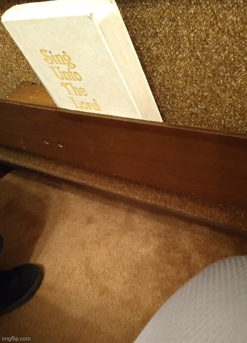 random picture I took at church :l | made w/ Imgflip meme maker