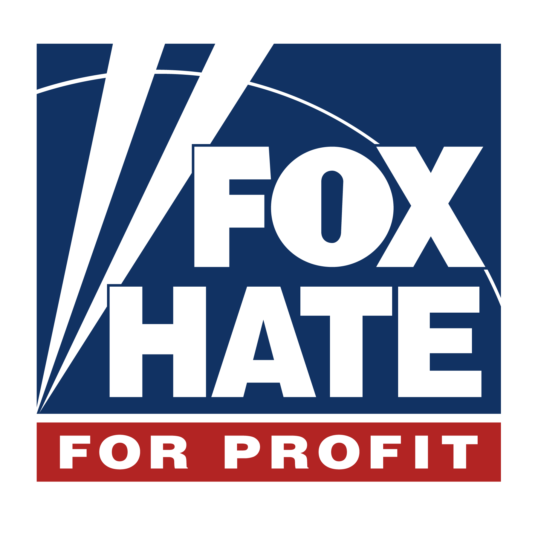 Fox uses the word "hate" 5x as often as the competition Blank Meme Template