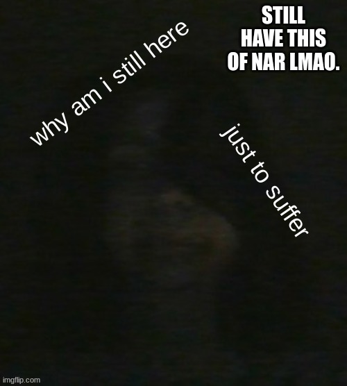 credit to Venus for making me a meme | STILL HAVE THIS OF NAR LMAO. | image tagged in credit to venus for making me a meme | made w/ Imgflip meme maker