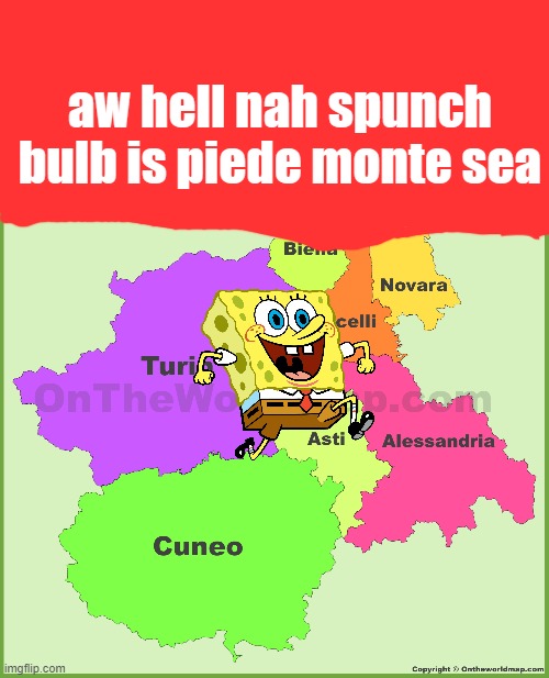 spunch bob meme | aw hell nah spunch bulb is piede monte sea | image tagged in spunch bob,spongebob | made w/ Imgflip meme maker