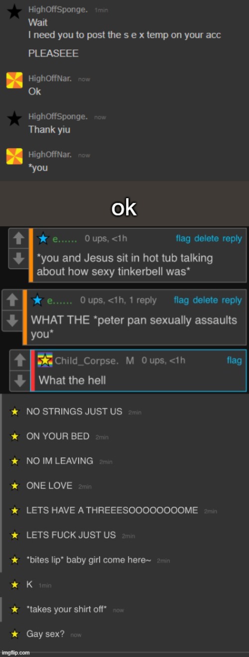 ok | image tagged in s e x temp | made w/ Imgflip meme maker