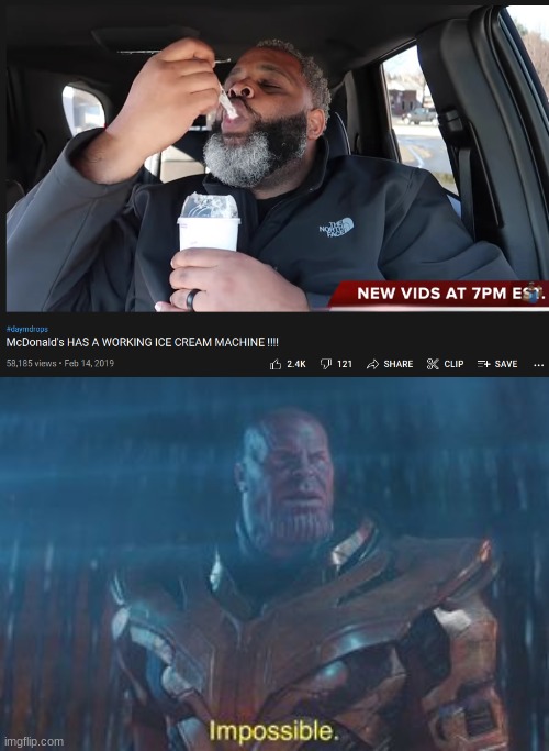 Thanos Impossible | image tagged in funny,memes,sauce made this,gifs,not really a gif,thanos | made w/ Imgflip meme maker