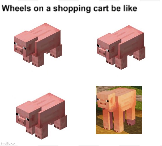 Eee | image tagged in wheels on a shopping cart be like | made w/ Imgflip meme maker