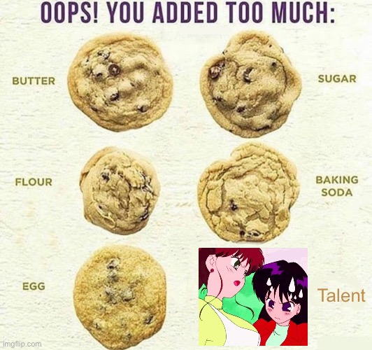 You added too much talent |  Talent | image tagged in sailor moon,jupiter,talent,boobs,memes | made w/ Imgflip meme maker