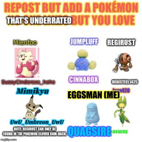 Mimikyu! | Mimikyu; UwU_Umbreon_UwU | made w/ Imgflip meme maker