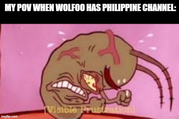 POV | MY POV WHEN WOLFOO HAS PHILIPPINE CHANNEL: | image tagged in anti-wolfoo,get wolfoo banned | made w/ Imgflip meme maker