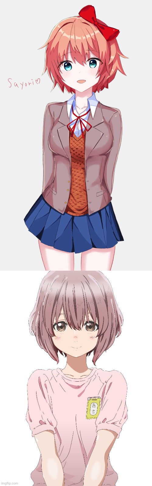 Sayori is girl from A Silent Voice confirmed | made w/ Imgflip meme maker