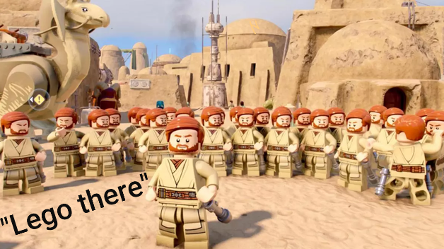 High Quality Obi Wan Kenobi Lego Blank Meme Template