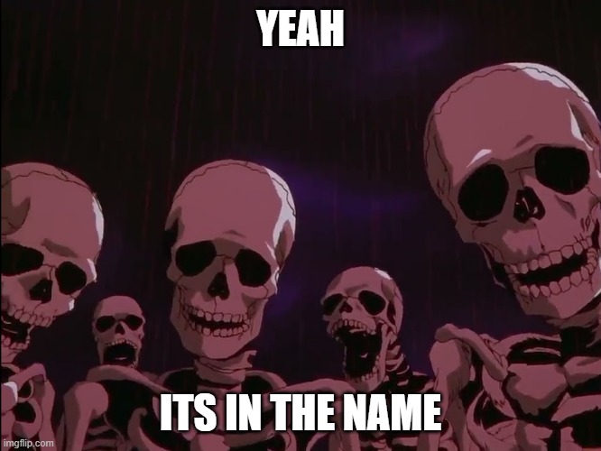 Cinna the Narcissist | YEAH ITS IN THE NAME | image tagged in skeletons roasting jellybean | made w/ Imgflip meme maker