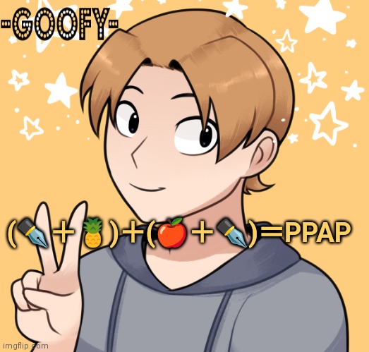 (✒️＋🍍)＋(🍎＋✒️)＝PPAP | made w/ Imgflip meme maker