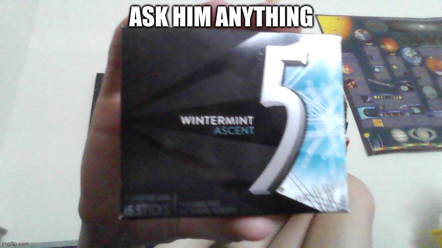 ASK HIM ANYTHING | image tagged in ask | made w/ Imgflip meme maker