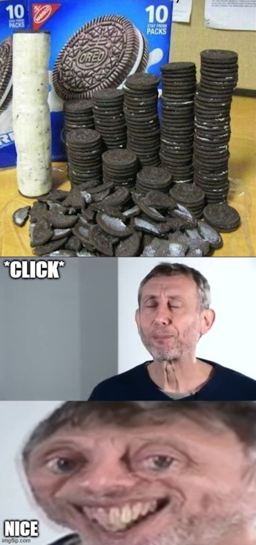 image tagged in michael rosen click nice | made w/ Imgflip meme maker