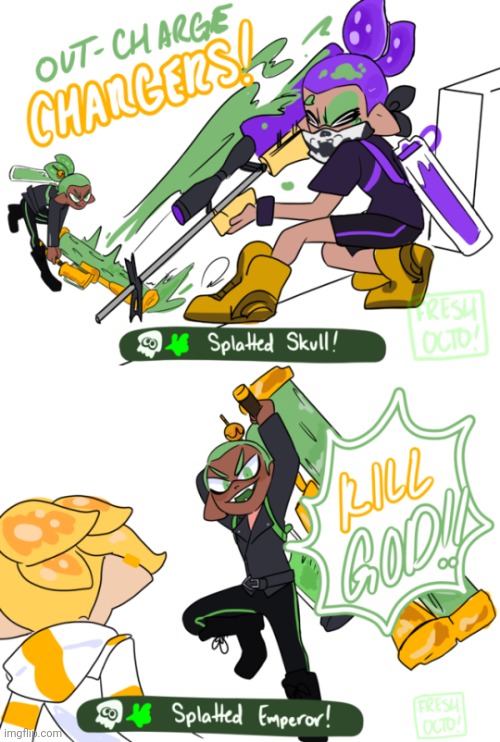 Rider being an epic Inkling | made w/ Imgflip meme maker