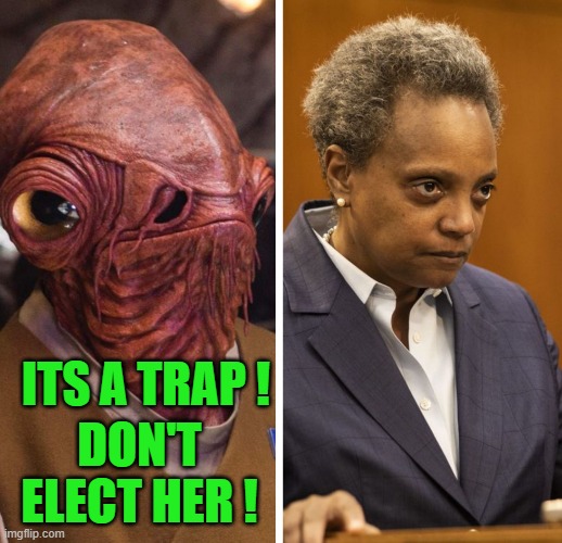 ITS A TRAP ! DON'T ELECT HER ! | made w/ Imgflip meme maker