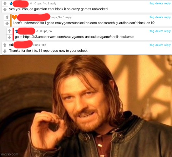 OOPS | image tagged in memes,one does not simply | made w/ Imgflip meme maker
