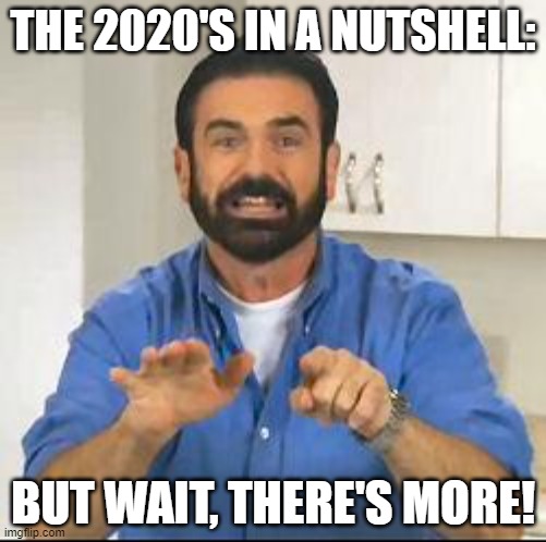 but wait there's more |  THE 2020'S IN A NUTSHELL:; BUT WAIT, THERE'S MORE! | image tagged in but wait there's more | made w/ Imgflip meme maker