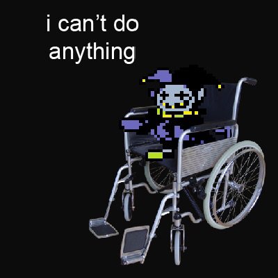 jevil cant do anything Blank Meme Template