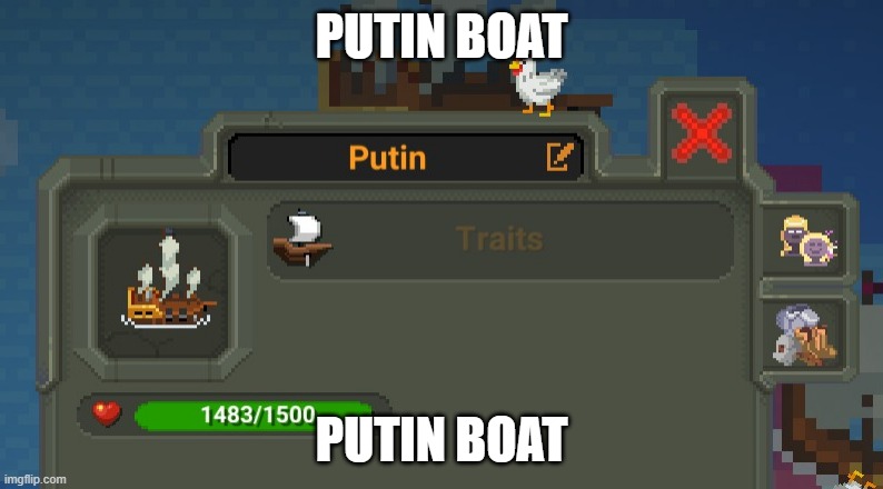 PUTIN BOAT; PUTIN BOAT | made w/ Imgflip meme maker