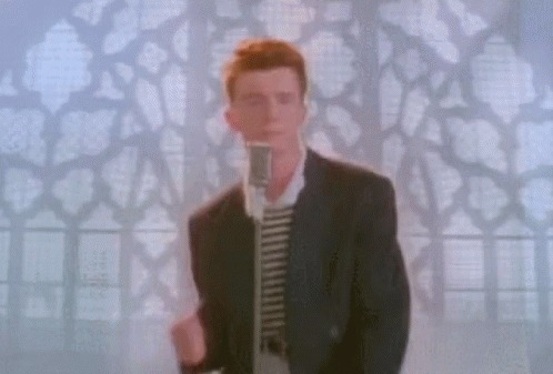 High Quality Rickroll. Blank Meme Template