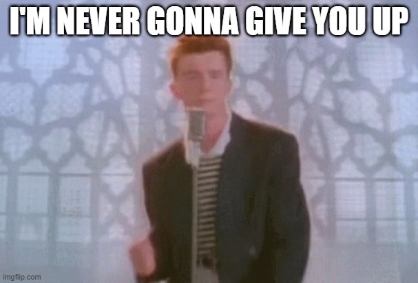 I thought of the fake Rickroll website thing but I can't come up with a  good title for this meme - Imgflip