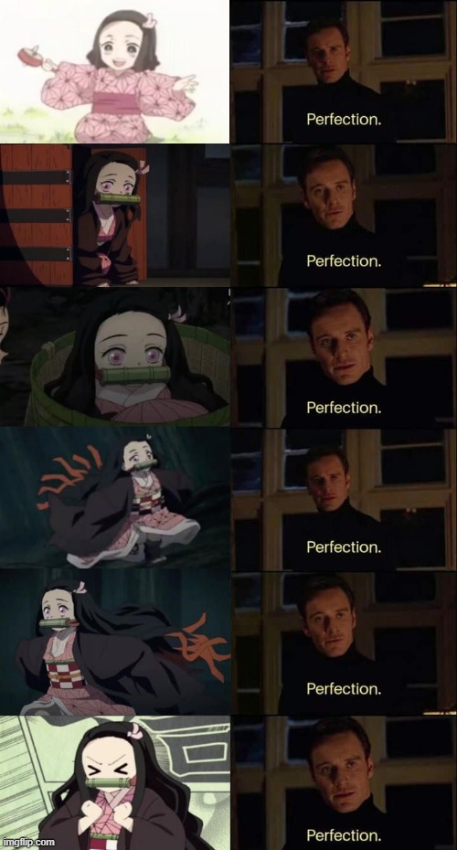 day one of posting nezuko chan memes | made w/ Imgflip meme maker