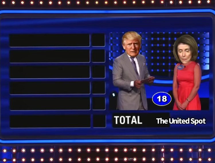 High Quality Trump the game show host Blank Meme Template