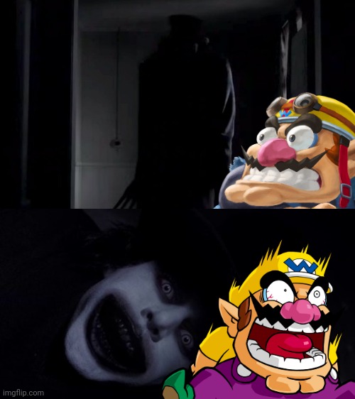 Wario dies by the Babadook.mp3 | image tagged in wario dies,wario,babadook,monster,scary,creepy | made w/ Imgflip meme maker