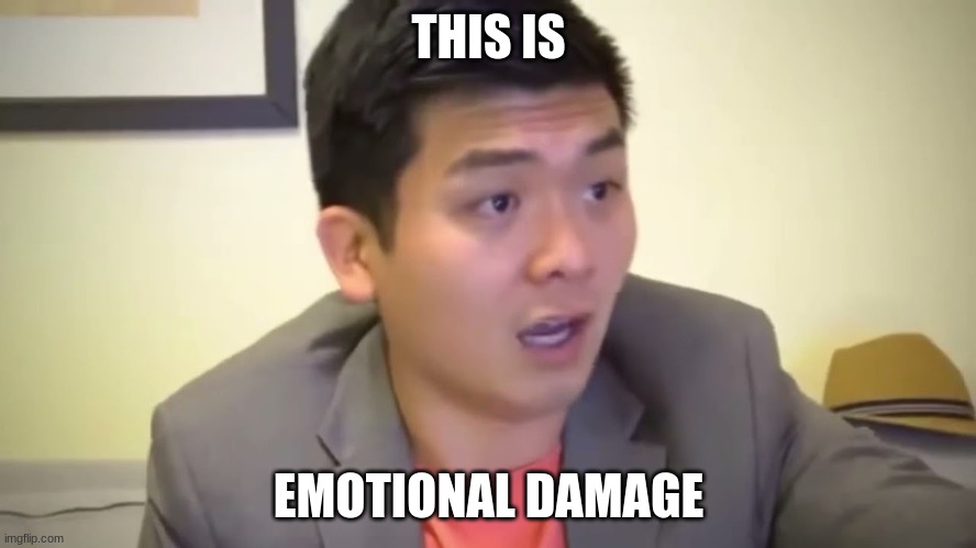 Emotional Damage | THIS IS; EMOTIONAL DAMAGE | image tagged in emotional damage | made w/ Imgflip meme maker