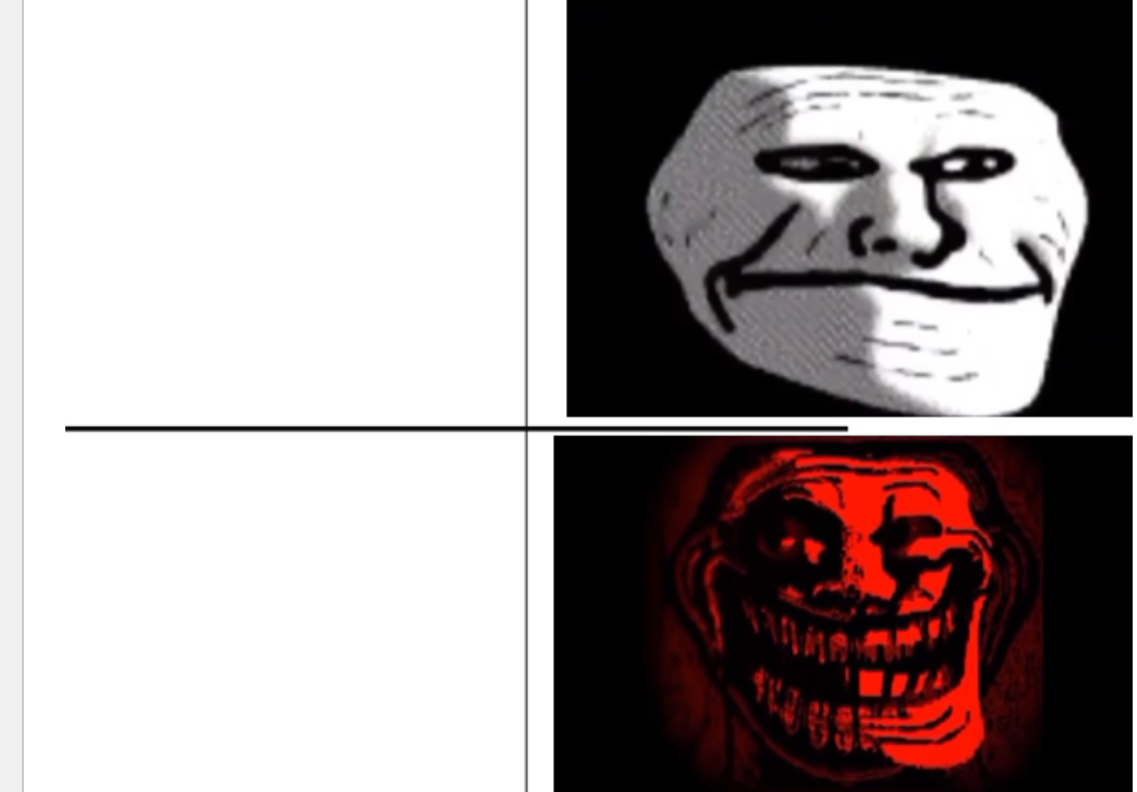 creepy face Blank Template - Imgflip