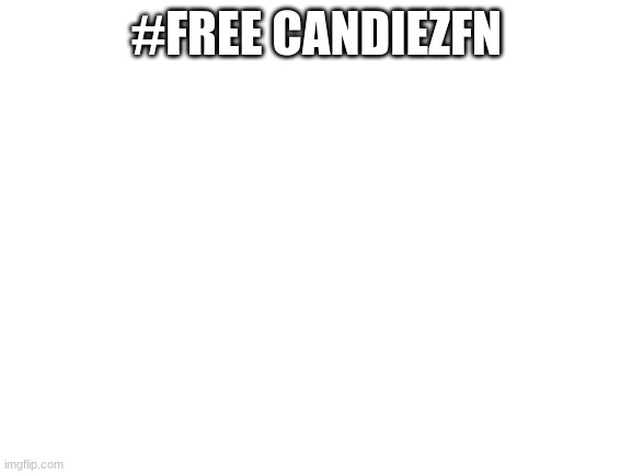 free candiezFN | #FREE CANDIEZFN | image tagged in blank white template | made w/ Imgflip meme maker